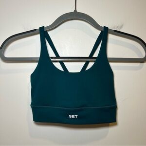 SET Active Teal Sports Bra